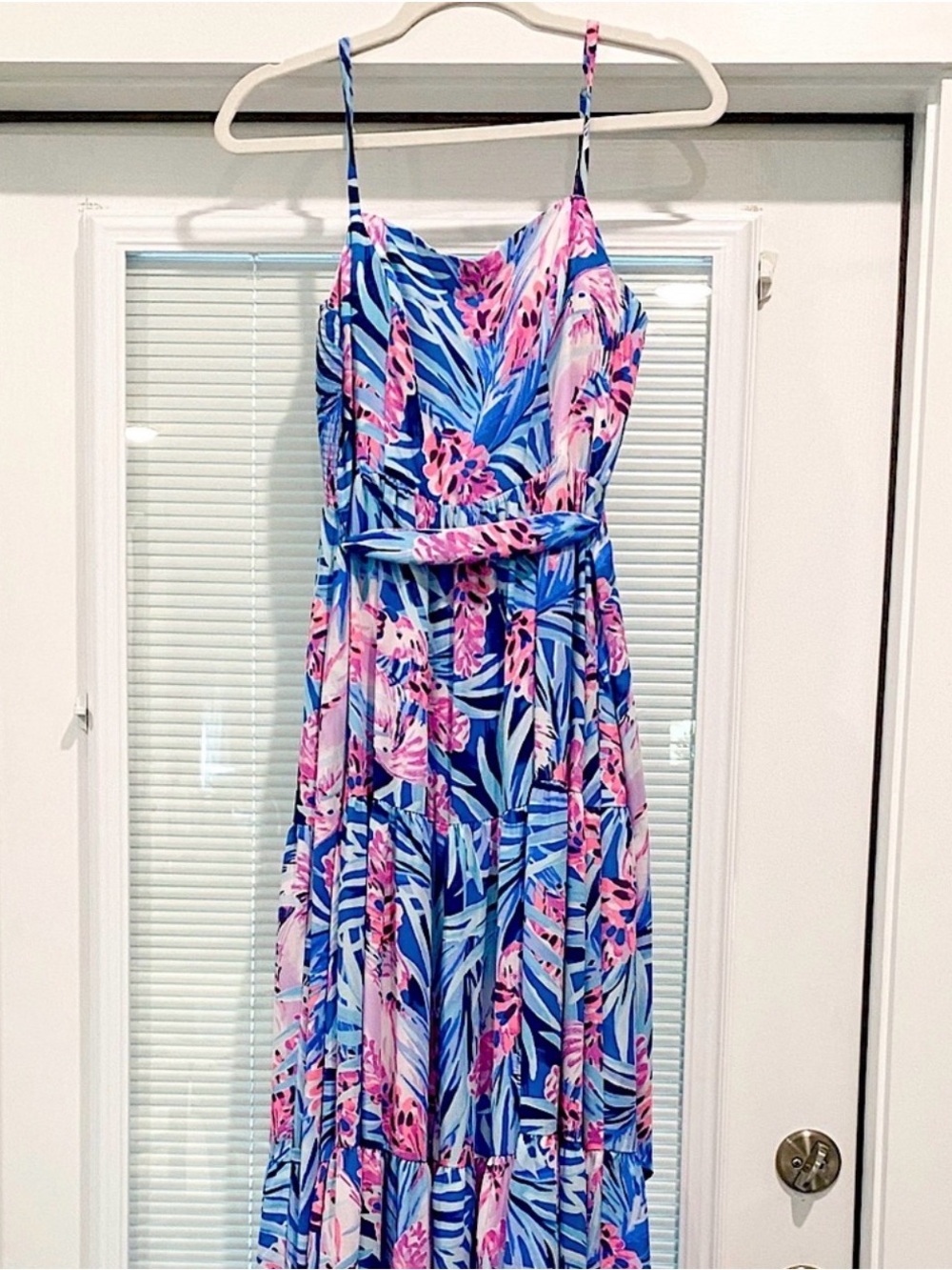 Lilly Pulitzer Aviana Tropical Maxi Dress | Tweet Hearts Print